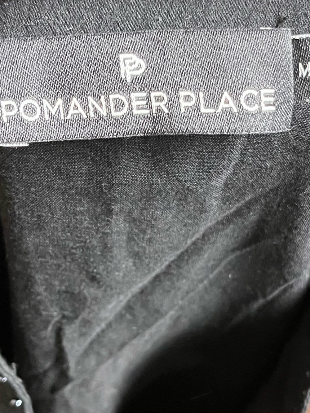 Pomander Place Ophelia NWOT Black Cotton Gauze Resort Boho Mini Dress – Size M - Picture 11 of 13